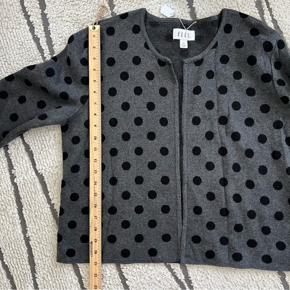 Elle Polka Dot Open Cardigan - Picture 9 of 10